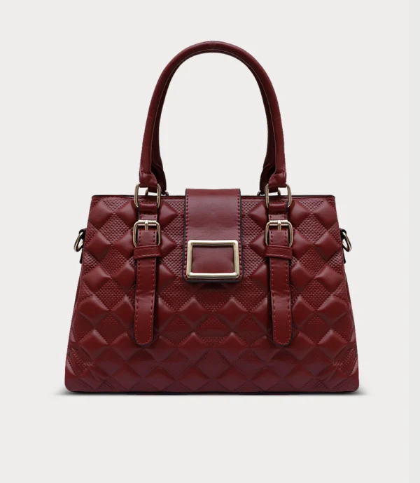 Lightweight Leather Baguette Bag